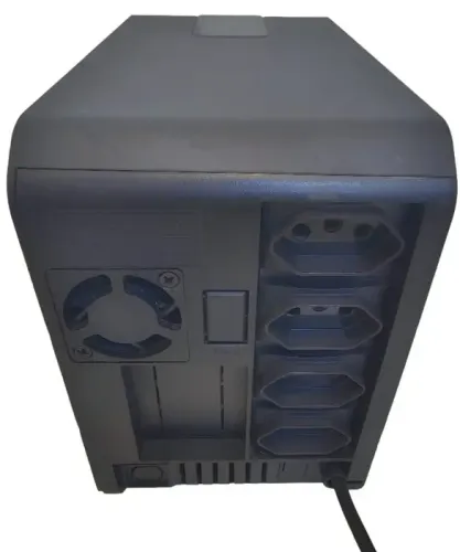 Nobreak Bivolt Original APC Back-UPS 600 600VA Saída 120V Preto - Tensão Bateria 12V