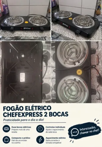Fogareiro Elétrico portátil 