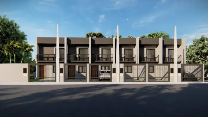 Casa para venda com 62 metros quadrados com 2 quartos em Iririú - Joinville - SC