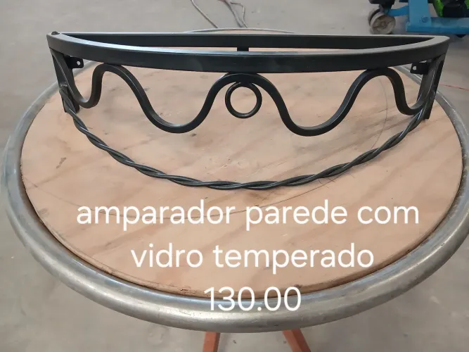 Amparador decorativo rustico para parede