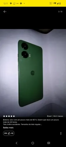 Moto g 35 semi novo