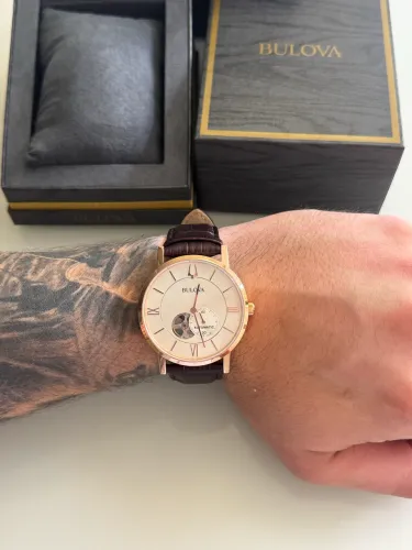 Relógio Bulova Automático Original - Open Heart - 42 mm