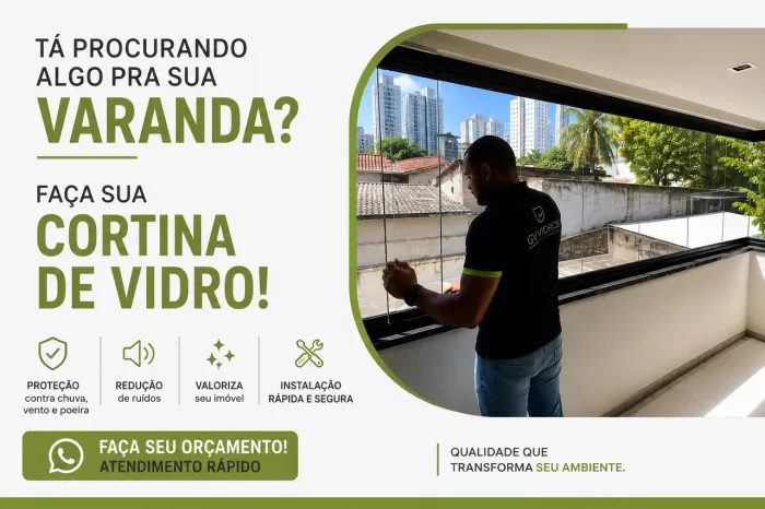 Cortinha de vidro