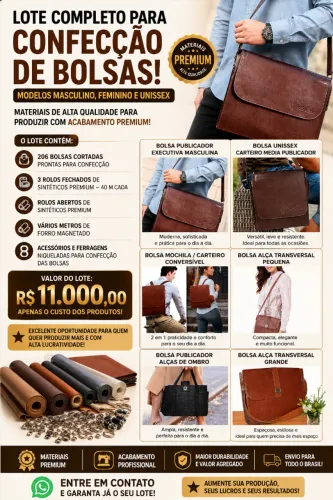 OPORTUNIDADE IMPERDÍVEL PARA FABRICANTES E ARTESÃOS! ?