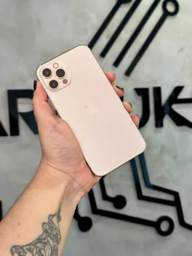 iPhone 12 Pro Gold 128GB (Nota e 3 meses de garantia)