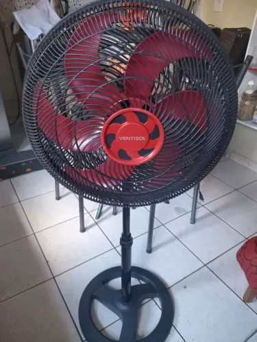 VENTILADOR DE COLUNA VENTISOL 40 CENTÍMETROS HÉLICE DE 6 PAS 3 VELOCIDADES ESTÁ TUDO OK