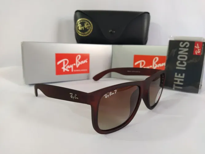 ÓCULOS DE SOL RAYBAN JUSTIN MARROM DEGRADÊ