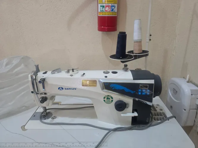 Máquina de costura reta direct corte hiper nova