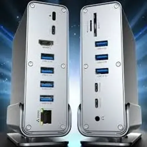 dock usb Hub Usb C 15 Em 1 4k/60hz Pd100w Ethernet