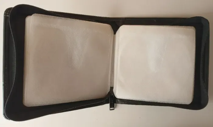 Case para CD DVD em couro !!!