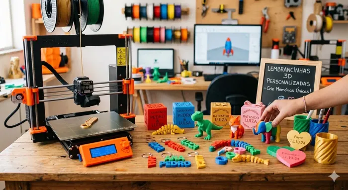 Lembrancinhas para Festa - Impressão 3D