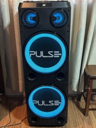Torre de som SP508 Pulse, 2 alto-falantes woofer 12 pol, 2 twiters 7pol, 2300 wat