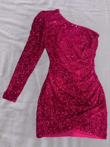 Vestido de festa brilhante