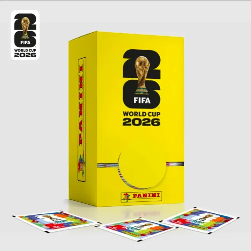 Dispenser Panini Copa do Mundo 2026 - 100 envelopes - 700 Figurinhas 