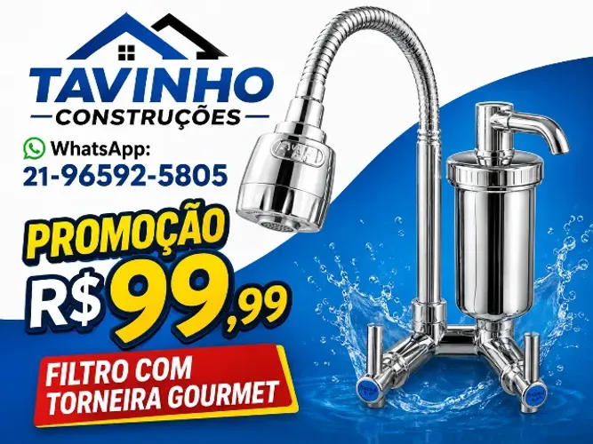 Torneira com filtro 