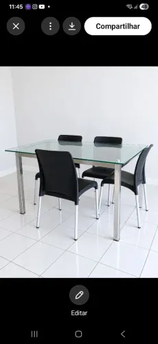 Mesa de vidro