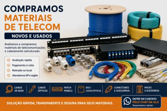 Avaliação de Materiais de Telecom e Cabeamento Estruturado