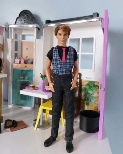 Boneco ken fashionista articulado