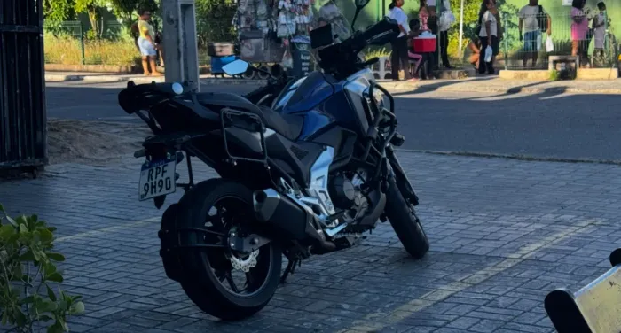 NC 750x equipada e pronta para viagem 