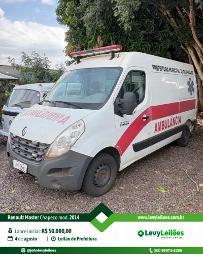 Renault Master 2.3 DCI Chassi 16V Diesel 2014