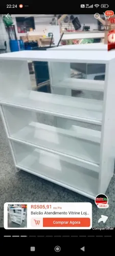 Balcão vitrine