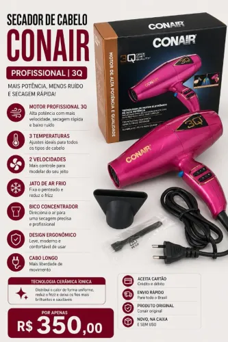 Secador 3Q conair