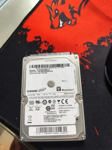 HD com boa saúde 500gbs
