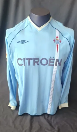 Camisa Celta-ESP #15 Doriva de jogo manga longa lindíssima 