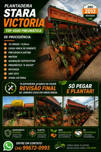 Plantadeira Stara de procedência barata