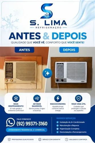 Instalação manutenção e restauração ar-condicionado