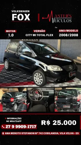 Volkswagen Fox City 1.0 MI/ 1.0mi Total Flex 8V 5P 2008