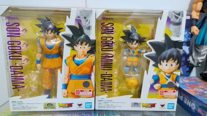 Sh figuarts Goku Daima normal e Mini