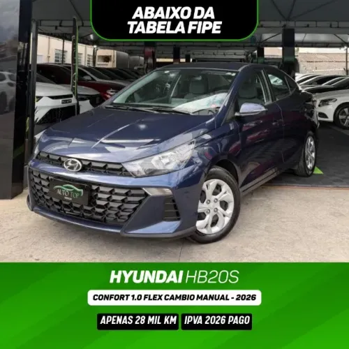 Hyundai HB20S Comfort 1.0 Flex 12V Mec. 2026