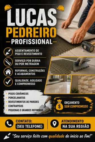 Pedreiro profissional