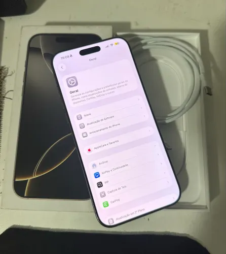 iPhone 16 pro max 256gb tampa trincada 