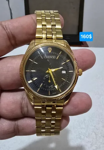 Relógio da Chenxi dourado original