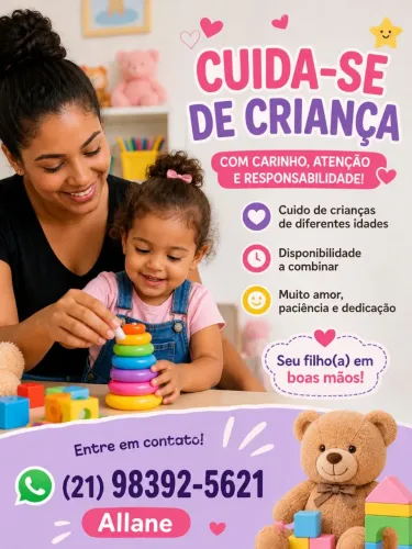 Cuida-se de criança