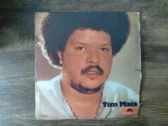 Capa Encarte Original Vinil LP Tim Maia Álbum de 1971 (Sem o Disco)