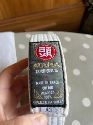 Faixa Jiu-jítsu branca