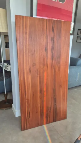 Tampo de mandeira teca tigerwood da Anma. 140x70