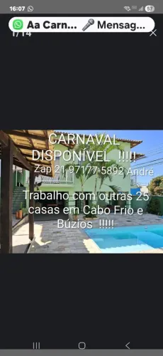 Piscina e Churrasqueira no PERÓ.