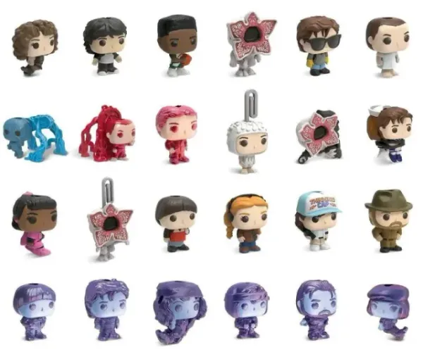 Coleção Completa Stranger Things Kinder Joy Importado (Europa) 24 Personagens