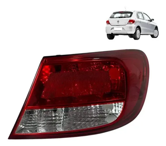 Lanterna Gol G5 2009 2010 2011 2012 Direita Original Direito/passageiro Vermelho