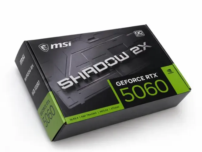 MSI GeForce RTX 5060 Shadow 2X OC 8GB GDDR7 | Nova e Lacrada