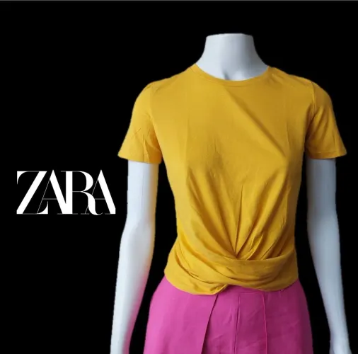 ZARA blusa curta