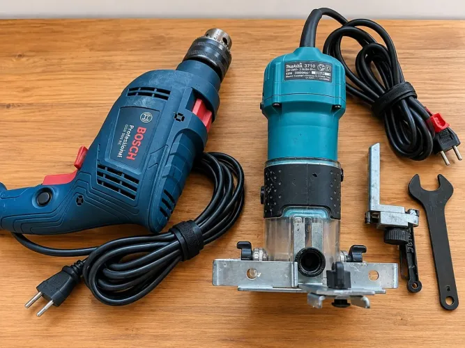 Combo parafusadeira Bosch + Makita