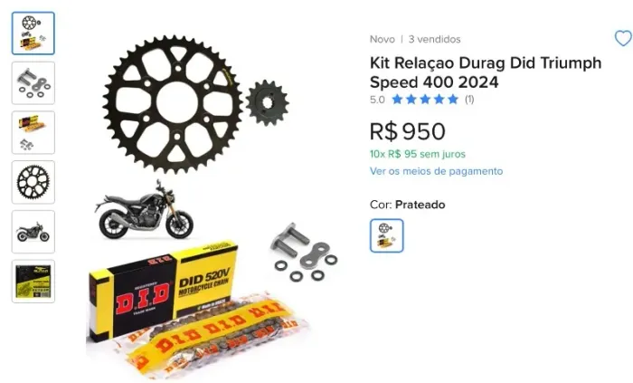 Relação de moto