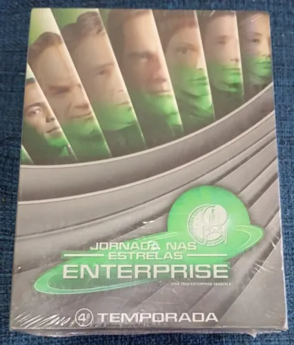 Box DVD Jornada Nas Estrelas Enterprise 4ª Temporada ( Lacrada )