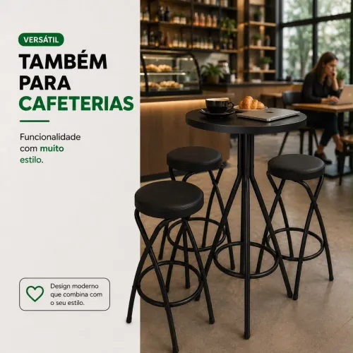 Banquinho banco banqueta mesa bistrô