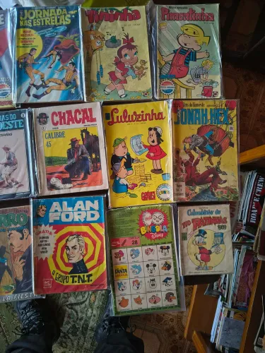 Lote com raridade gibi HQ antigo